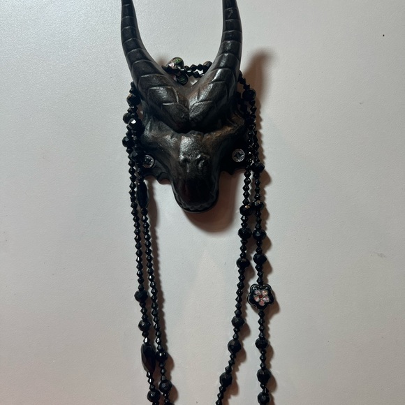 midevil fantasy Renaissance dragon hook, wrought iron 2"x4 metalwork blacksmith - Picture 8 of 11